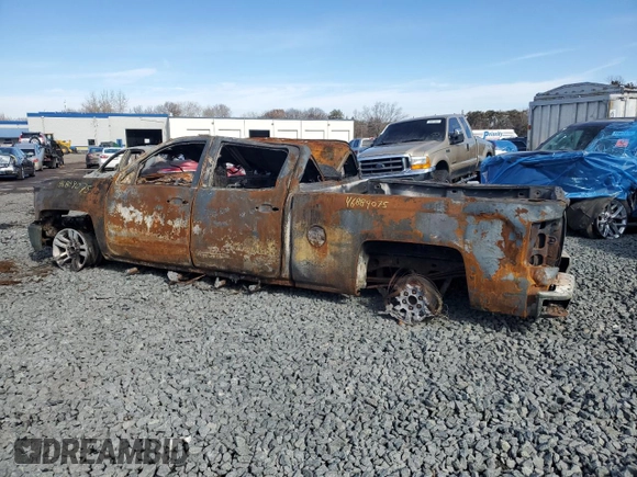 2014 Chevrolet Silverado 1500 LT with VIN 1GCUKREC8EF196308, listed as a Copart auction lot 46889075 with Not Provided miles and Non Repairable. Bid and sale history available at DreamBid. Image 2.