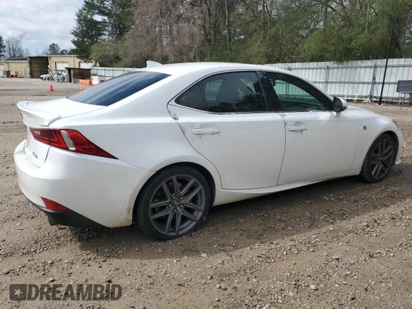 2016 Lexus IS with VIN JTHBE1D20G5025133, listed as a Copart auction lot 49450335 with 139,641 mi miles and Salvage Title. Bid and sale history available at carsss.com. Image 3.