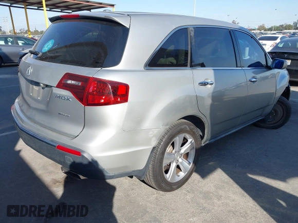 2013 Acura MDX with VIN 2HNYD2H26DH501348, listed as a IAAI auction lot 41388486 with 93,528 mi miles. Bid and sale history available at carsss.com. Image 4.