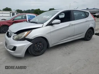 2013 Hyundai Accent GS with VIN KMHCT5AE2DU092654, listed as a Copart auction lot 55638655 with 211,533 mi miles and Salvage title. Bid and sale history available at DreamBid. Image 1.