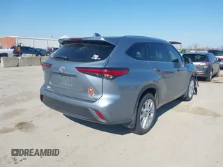 2023 Toyota Highlander L with VIN 5TDKDRAH9PS002343, listed as a IAAI auction lot 41607915 with 105,237 mi miles and . Bid and sale history available at DreamBid. Image 4.