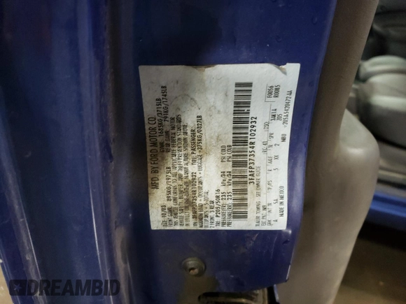 2004 Ford Focus ZX5 with VIN 3FAFP37354R102932, listed as a Copart auction lot 78814004 with 203,087 mi miles and Salvage title. Bid and sale history available at DreamBid. Image 13.