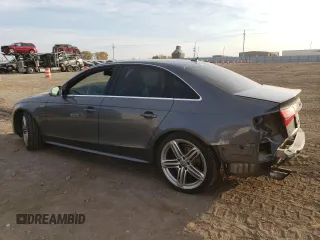 2013 Audi S4 Premium Plus with VIN WAUBGAFL0DA055122, listed as a Copart auction lot 76741884 with 52,248 mi miles and Salvage Title. Bid and sale history available at carsss.com. Image 2.
