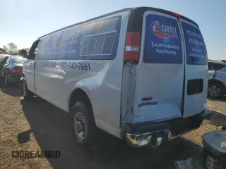 2018 GMC Savana z VIN 1GJZ7PFG7J1197205, wystawiony jako Copart lot #70311434 z przebiegiem 140 629 mil mil oraz Szkody całkowita. Historia ofert i sprzedaży dostępna na DreamBid. Obrazek 2.