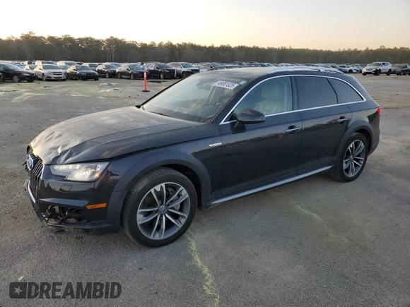 2017 Audi allroad A4 Premium with VIN WA17NAF49HA144081, listed as a Copart auction lot 49381525 with 50,979 mi miles and Salvage Title. Bid and sale history available at DreamBid. Image 1.