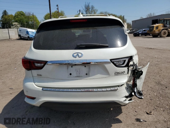 2019 Infiniti QX60 Pure z VIN 5N1DL0MMXKC567027, wystawiony jako Copart lot #53900645 z przebiegiem 154 877 mil mil oraz Szkoda całkowita • Salvage title. Historia ofert i sprzedaży dostępna na DreamBid. Obrazek 6.