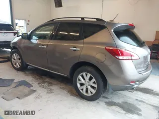 2011 Nissan Murano SL with VIN JN8AZ1MW1BW179880, listed as a IAAI auction lot 41617643 with 153,567 mi miles. Bid and sale history available at carsss.com. Image 3.