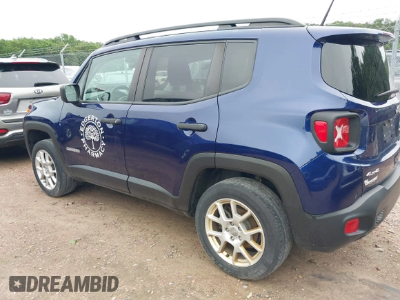 2019 Jeep Renegade Upland z VIN ZACNJBAB4KPJ77465, wystawiony jako IAAI lot #42572228 z przebiegiem 63 453 mil mil oraz . Historia ofert i sprzedaży dostępna na DreamBid. Obrazek 3.