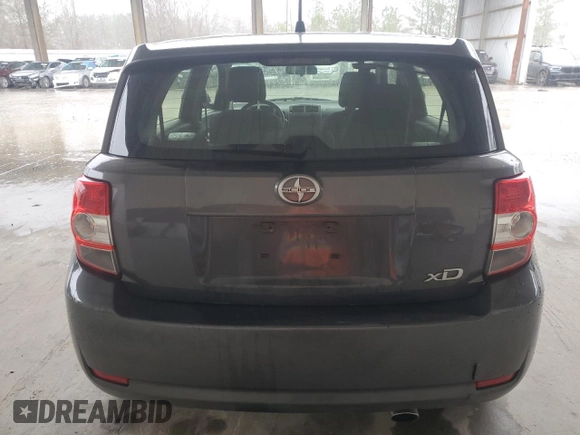 2013 Scion xD with VIN JTKKUPB48D1035142, listed as a Copart auction lot 48561755 with 190,564 mi miles and Salvage Title. Bid and sale history available at carsss.com. Image 6.