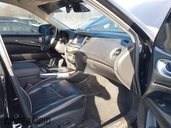 2019 Infiniti QX60 LUXE with VIN 5N1DL0MN4KC549132, listed as a IAAI auction lot 41786547 with 125,631 mi miles. Bid and sale history available at carsss.com. Image 5.