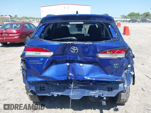 2023 Toyota Corolla Cross LE with VIN 7MUCAAAG8PV065431, listed as a IAAI auction lot 42031958 with 25,000 mi miles and . Bid and sale history available at DreamBid. Image 17.