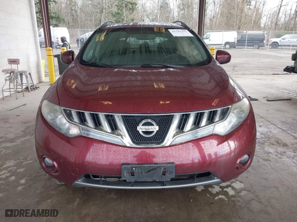 2010 Nissan Murano SL with VIN JN8AZ1MW3AW101440, listed as a IAAI auction lot 41703253 with 183,137 mi miles. Bid and sale history available at carsss.com. Image 13.