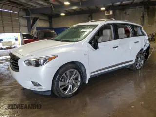2014 Infiniti QX60 с VIN 5N1AL0MM9EC507036, выставлен на аукционе Copart как лот 56086315 с пробегом 84 291 миль миль и Списание • Salvage title. История ставок и продаж доступна на DreamBid. Изображение 1.