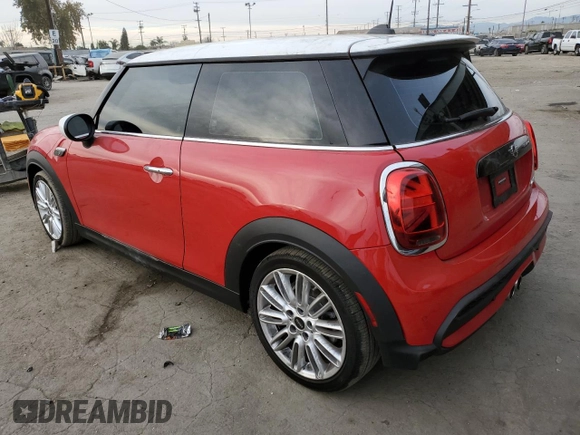 2022 MINI Hardtop Cooper S with VIN WMW53DH04N2R53781, listed as a Copart auction lot 83186364 with 7,188 mi miles and Salvage title. Bid and sale history available at DreamBid. Image 2.