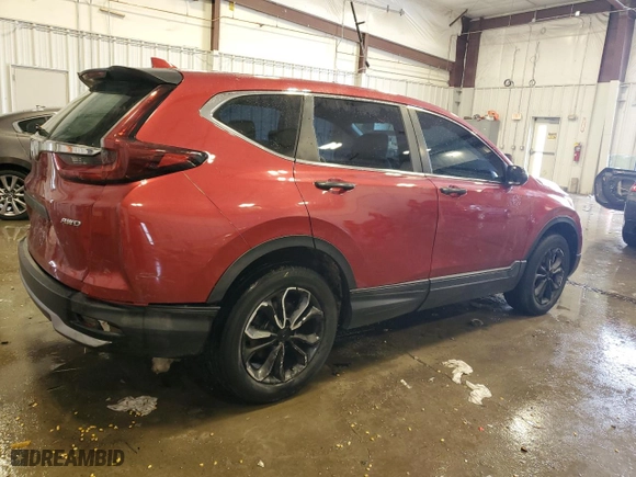 2020 Honda CR-V LX with VIN 5J6RW2H27LL004129, listed as a Copart auction lot 45756895 with 61,374 mi miles and Salvage Title. Bid and sale history available at carsss.com. Image 3.