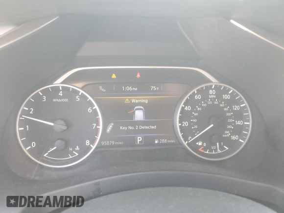 2018 Nissan Murano SV with VIN 5N1AZ2MG6JN155181, listed as a Copart auction lot 52548185 with 95,879 mi miles and Non Repairable. Bid and sale history available at DreamBid. Image 9.