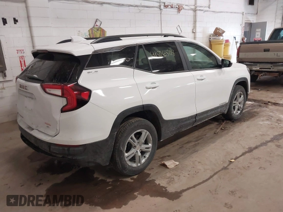2023 GMC Terrain SLE z VIN 3GKALTEG4PL169930, wystawiony jako IAAI lot #41506508 z przebiegiem 13 728 mil mil oraz . Historia ofert i sprzedaży dostępna na DreamBid. Obrazek 4.