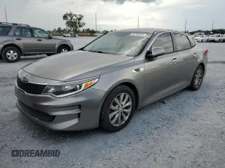2016 Kia Optima LX z VIN 5XXGT4L33GG092023, wystawiony jako Copart lot #60788045 z przebiegiem 94 517 mil mil oraz Czysty tytuł • Clean title. Historia ofert i sprzedaży dostępna na DreamBid. Obrazek 1.