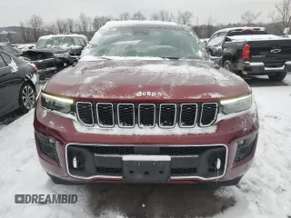 2022 Jeep Grand Cherokee Overland with VIN 1C4RJHDG8N8620405, listed as a Copart auction lot 86142484 with 40,989 mi miles and Salvage title. Bid and sale history available at DreamBid. Image 5.