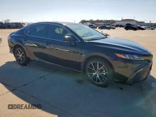 2024 Toyota Camry SE with VIN 4T1G11AK9RU192828, listed as a Copart auction lot 48491705 with 22,271 mi miles and Salvage Title. Bid and sale history available at carsss.com. Image 4.