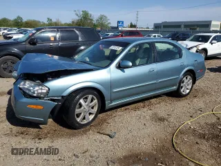 2002 Nissan Maxima GLE z VIN JN1DA31A92T302785, wystawiony jako Copart lot #57310725 z przebiegiem 95 192 mil mil oraz Szkoda całkowita • Salvage title. Historia ofert i sprzedaży dostępna na DreamBid. Obrazek 1.