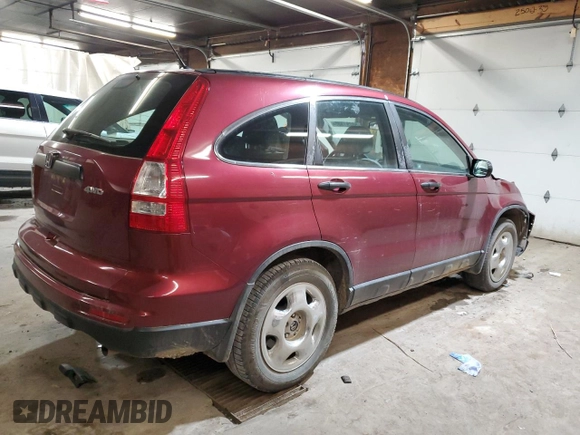 2011 Honda CR-V LX with VIN 5J6RE4H33BL096376, listed as a Copart auction lot 50291335 with 81,848 mi miles and Salvage Title. Bid and sale history available at carsss.com. Image 3.