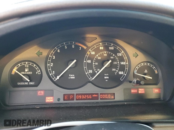 1995 BMW 8 Series z VIN WBAEF6320SCC89547, wystawiony jako Copart lot #86168634 z przebiegiem 93 256 mil mil oraz Czysty tytuł • Clean title. Historia ofert i sprzedaży dostępna na DreamBid. Obrazek 9.