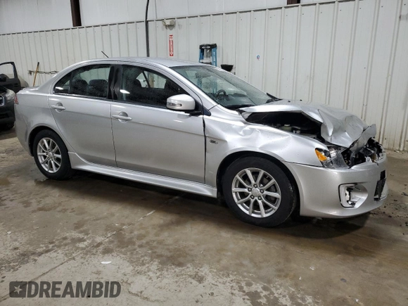 2016 Mitsubishi Lancer SE with VIN JA32V2FW8GU011332, listed as a Copart auction lot 78856654 with 132,714 mi miles and Salvage Title. Bid and sale history available at DreamBid. Image 4.