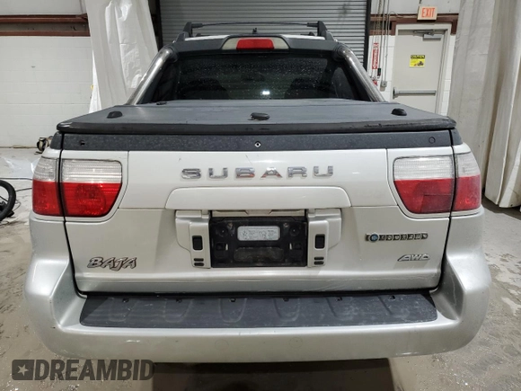 2005 Subaru Baja Turbo z VIN 4S4BT63CX55106650, wystawiony jako Copart lot #52582515 z przebiegiem 215 790 mil mil oraz Czysty tytuł • Clean title. Historia ofert i sprzedaży dostępna na DreamBid. Obrazek 6.