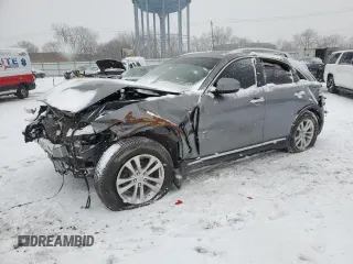 2017 Infiniti QX70 with VIN JN8CS1MW6HM410886, listed as a Copart auction lot 44213865 with Not Provided miles and Clean Title. Bid and sale history available at carsss.com. Image 1.