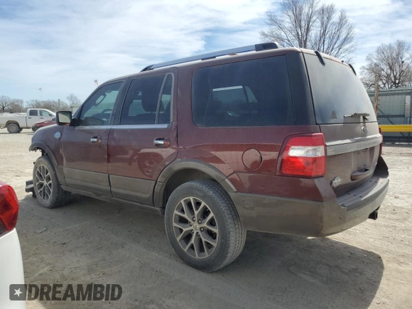 2017 Ford Expedition XLT z VIN 1FMJU1HT4HEA25507, wystawiony jako Copart lot #48868455 z przebiegiem 135 902 mil mil oraz Szkoda całkowita • Salvage title. Historia ofert i sprzedaży dostępna na DreamBid. Obrazek 2.