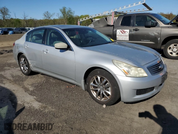 2009 Infiniti G37 x with VIN JNKCV61F49M054118, listed as a Copart auction lot 54950305 with 264,930 mi miles and Clean Title. Bid and sale history available at carsss.com. Image 4.