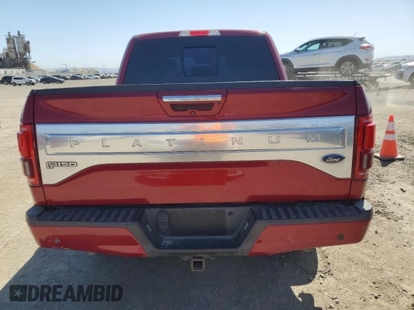2015 Ford F-150 XLT with VIN 1FTEW1EG2FFD13248, listed as a Copart auction lot 50037415 with 124,813 mi miles and Salvage Title. Bid and sale history available at carsss.com. Image 6.
