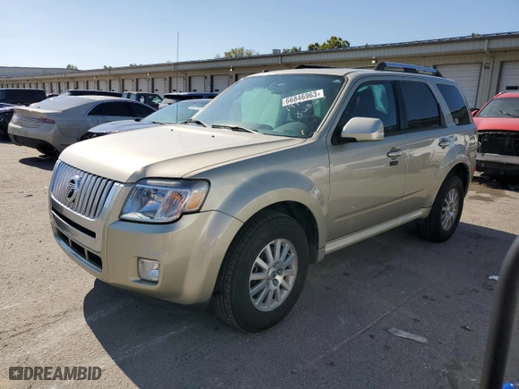 2010 Mercury Mariner Premier with VIN 4M2CN8H75AKJ15305, listed as a Copart auction lot 81300233 with 77,650 mi miles and Salvage Title. Bid and sale history available at carsss.com. Image 1.