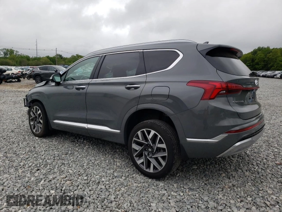 2023 Hyundai Santa Fe Calligraphy with VIN 5NMS5DALXPH630368, listed as a Copart auction lot 57386375 with 9,026 mi miles and Salvage title. Bid and sale history available at DreamBid. Image 2.