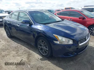 2014 Nissan Maxima 3.5 SV w/Premium Pkg with VIN 1N4AA5AP9EC433242, listed as a IAAI auction lot 41710106 with 170,388 mi miles. Bid and sale history available at carsss.com. Image 1.