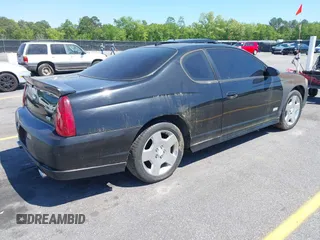 2007 Chevrolet Monte Carlo SS with VIN 2G1WL15C379417731, listed as a IAAI auction lot 42061904 with 147,239 mi miles. Bid and sale history available at carsss.com. Image 4.