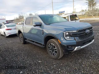 2024 Ford Ranger LARIAT with VIN 1FTER4KH7RLE02681, listed as a IAAI auction lot 41045878 with 10,527 mi miles. Bid and sale history available at carsss.com. Image 1.