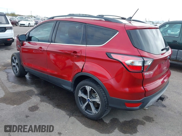 2018 Ford Escape SEL with VIN 1FMCU0HD6JUA98109, listed as a IAAI auction lot 41734123 with 39,207 mi miles and . Bid and sale history available at carsss.com. Image 3.