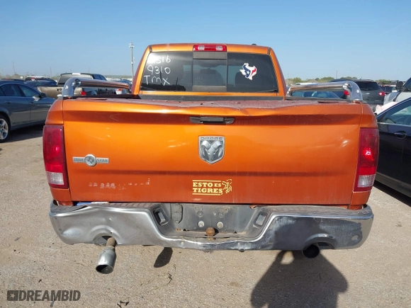 2010 Dodge Ram 1500 SLT with VIN 1D7RB1GT9AS169310, listed as a IAAI auction lot 41726449 with 244,405 mi miles. Bid and sale history available at carsss.com. Image 16.