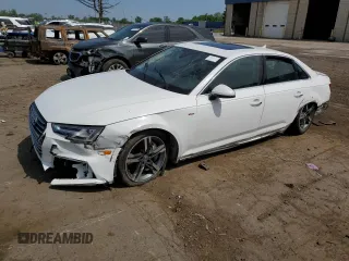 2018 Audi A4 Premium Plus with VIN WAUENAF44JN019482, listed as a Copart auction lot 61008315 with Not provided miles and Clean title. Bid and sale history available at DreamBid. Image 1.