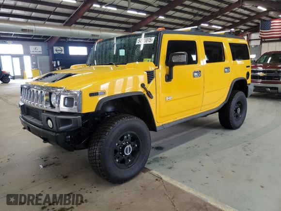 2006 Hummer H2 with VIN 5GRGN23UX6H110928, listed as a Copart auction lot 54220815 with 181,646 mi miles and Salvage Title. Bid and sale history available at carsss.com. Image 1.