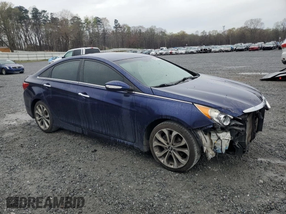 2014 Hyundai Sonata SE with VIN 5NPEC4AC0EH820151, listed as a Copart auction lot 50064345 with 178,442 mi miles and Salvage Title. Bid and sale history available at DreamBid. Image 4.