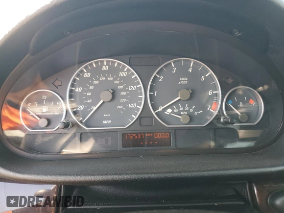 2005 BMW 3 Series 330Ci with VIN WBABD53415PD99380, listed as a Copart auction lot 52743025 with 172,537 mi miles and Salvage Title. Bid and sale history available at carsss.com. Image 9.