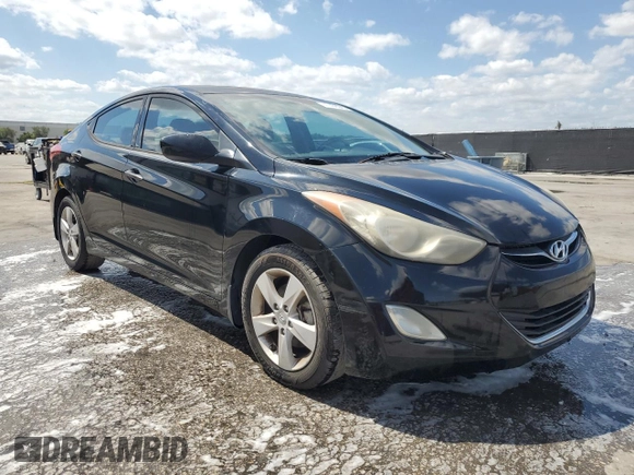 2013 Hyundai Elantra Limited with VIN KMHDH4AE7DU757368, listed as a Copart auction lot 47498945 with 123,936 mi miles and Salvage Title. Bid and sale history available at carsss.com. Image 4.