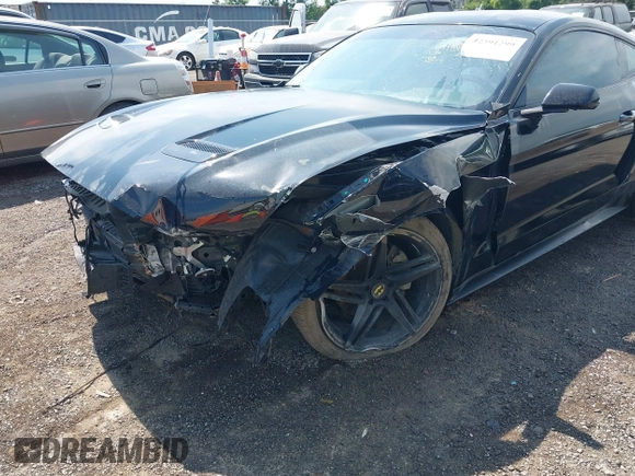 2018 Ford Mustang EcoBoost with VIN 1FA6P8TH0J5171587, listed as a IAAI auction lot 42591299 with Not provided miles and . Bid and sale history available at DreamBid. Image 6.