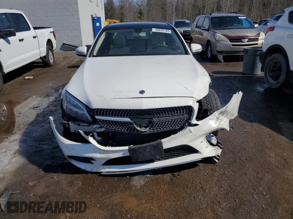 2019 Mercedes-Benz C 300 with VIN 55SWF8EB6KU299367, listed as a Copart auction lot 48035185 with 49,589 mi miles and Salvage Title. Bid and sale history available at carsss.com. Image 5.