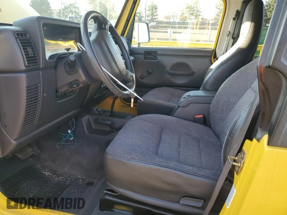 2002 Jeep Wrangler Sport with VIN 1J4FA49S52P750310, listed as a Copart auction lot 50815255 with 188,364 mi miles and Salvage Title. Bid and sale history available at carsss.com. Image 7.