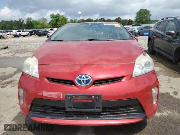 2013 Toyota Prius One with VIN JTDKN3DUXD1640001, listed as a Copart auction lot 53190825 with 0 mi miles and Clean Title. Bid and sale history available at carsss.com. Image 5.