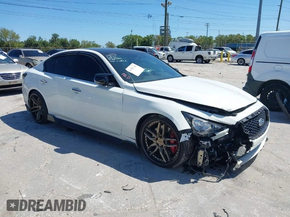 2018 Infiniti Q50 Red Sport 400 с VIN JN1FV7AP5JM460977, выставлен на аукционе IAAI как лот 41787326 с пробегом 51 490 миль миль и . История ставок и продаж доступна на DreamBid. Изображение 1.